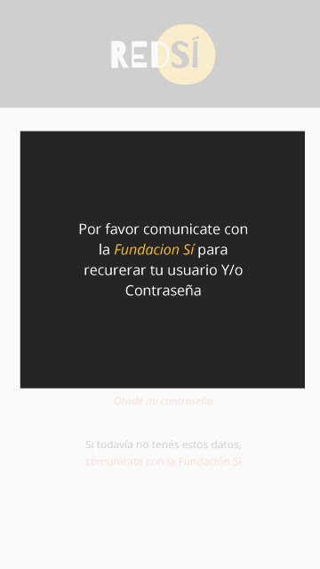 olvide la contraseña