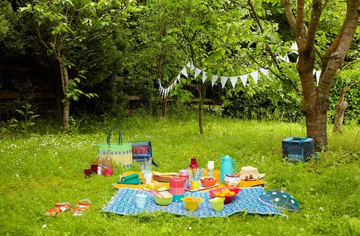 imagen de zona de picnic y descanso