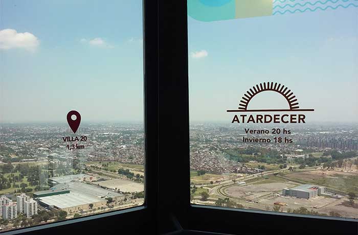 vista aerea desde la torre espacial