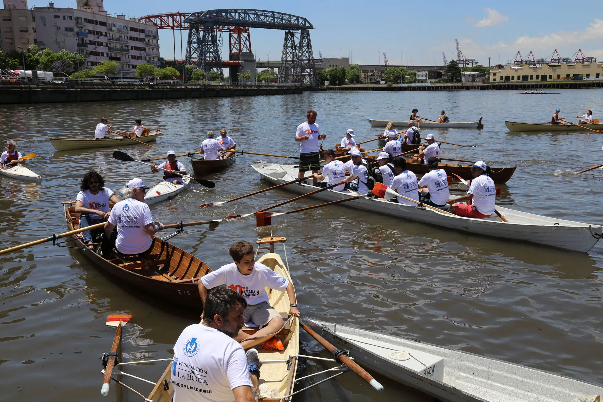 Rumbo al transbordador