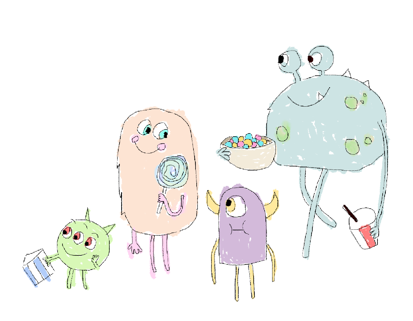 Monstruos caminando