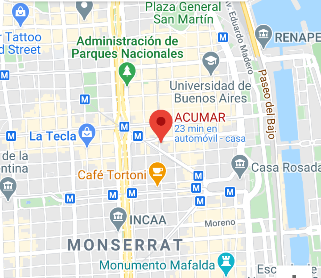 mapa acumar