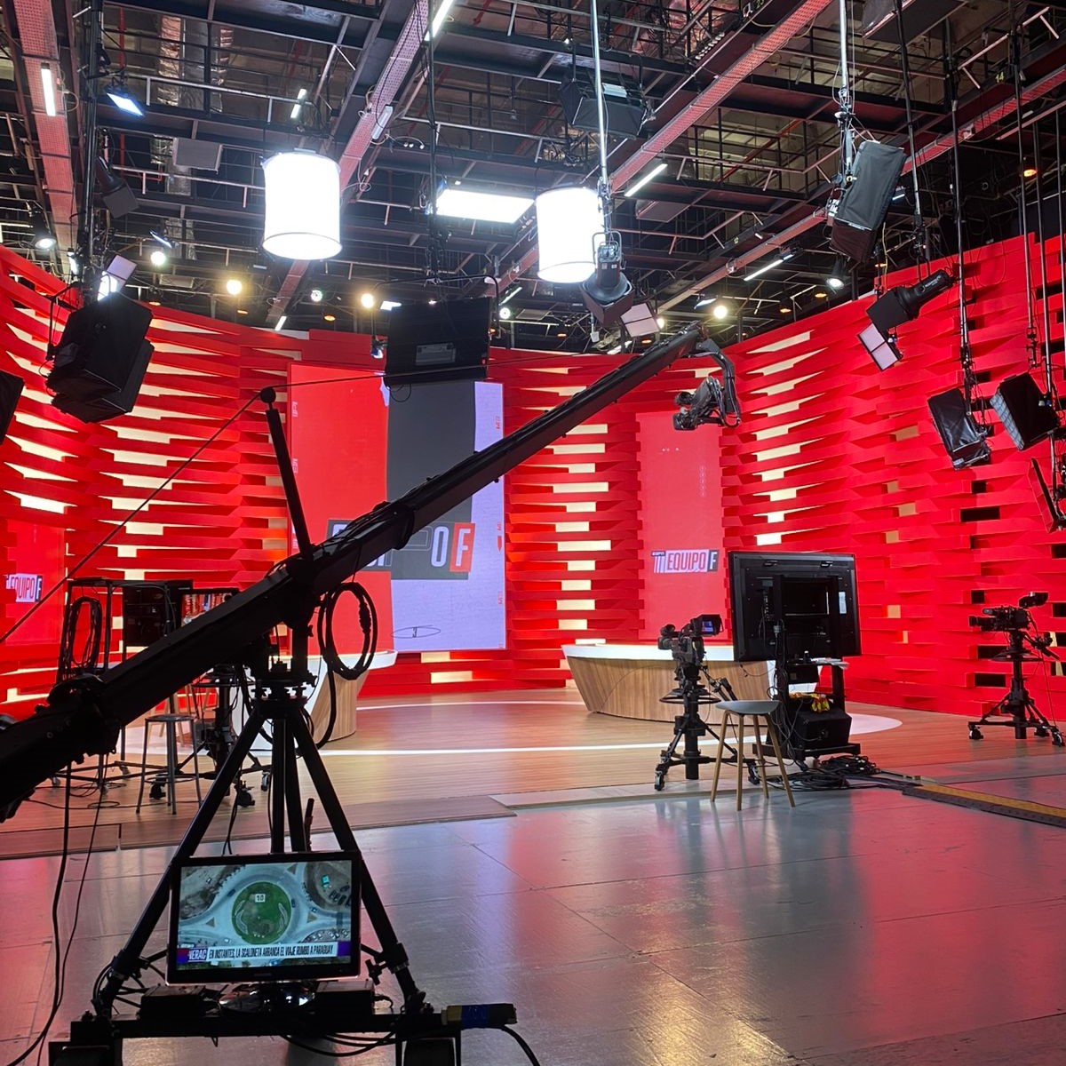 imagen de estudio de tv