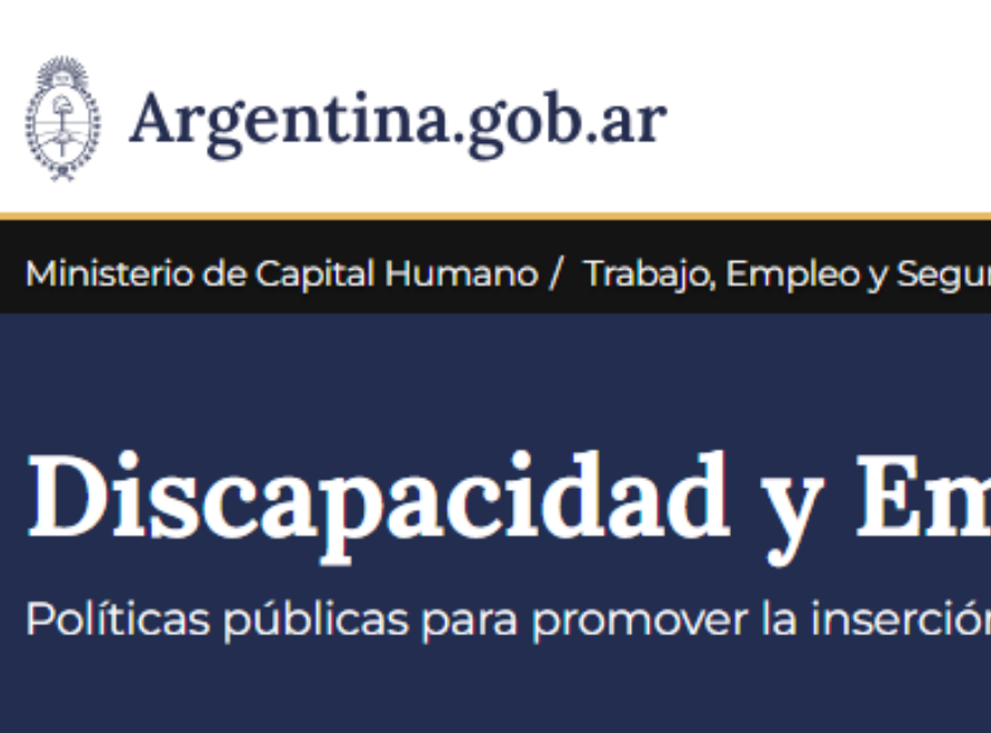 Discapacidad y Empleo