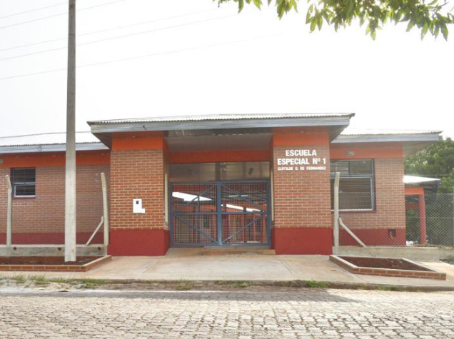 Fachada de la Escuela especial N°1