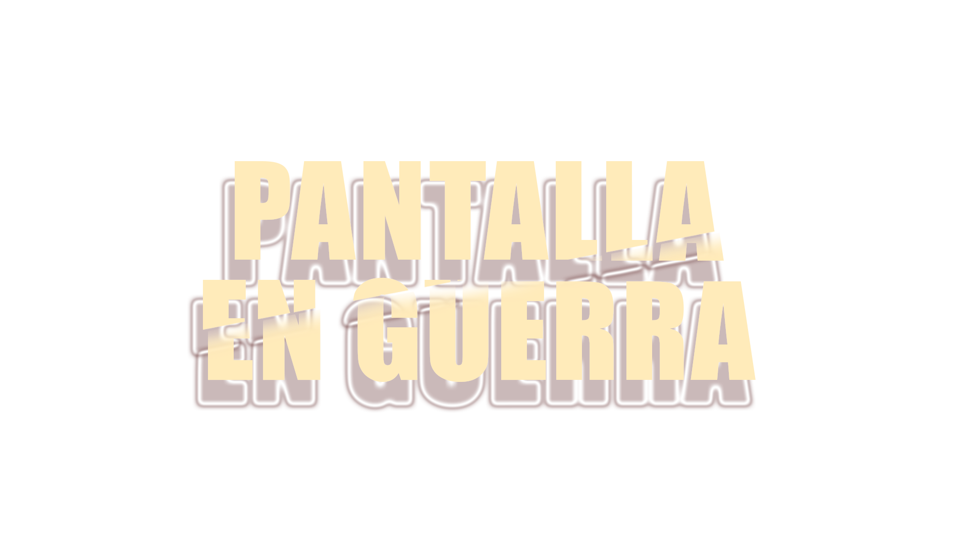Logo pantalla en guerra