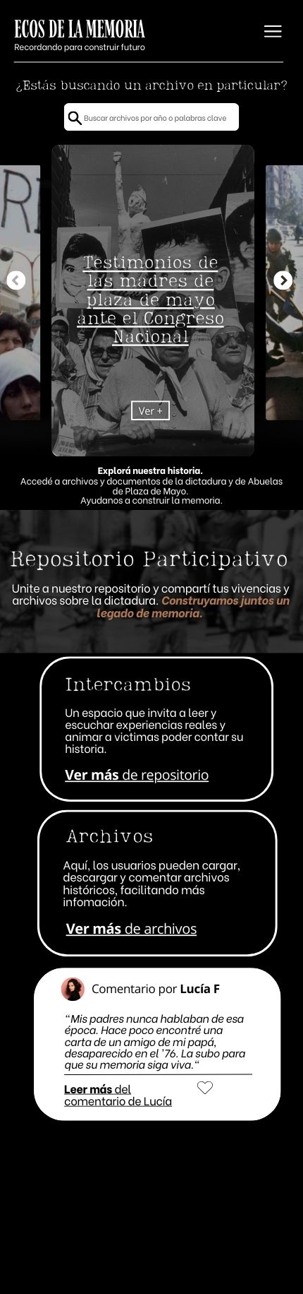 Prototipo Mobile webapp